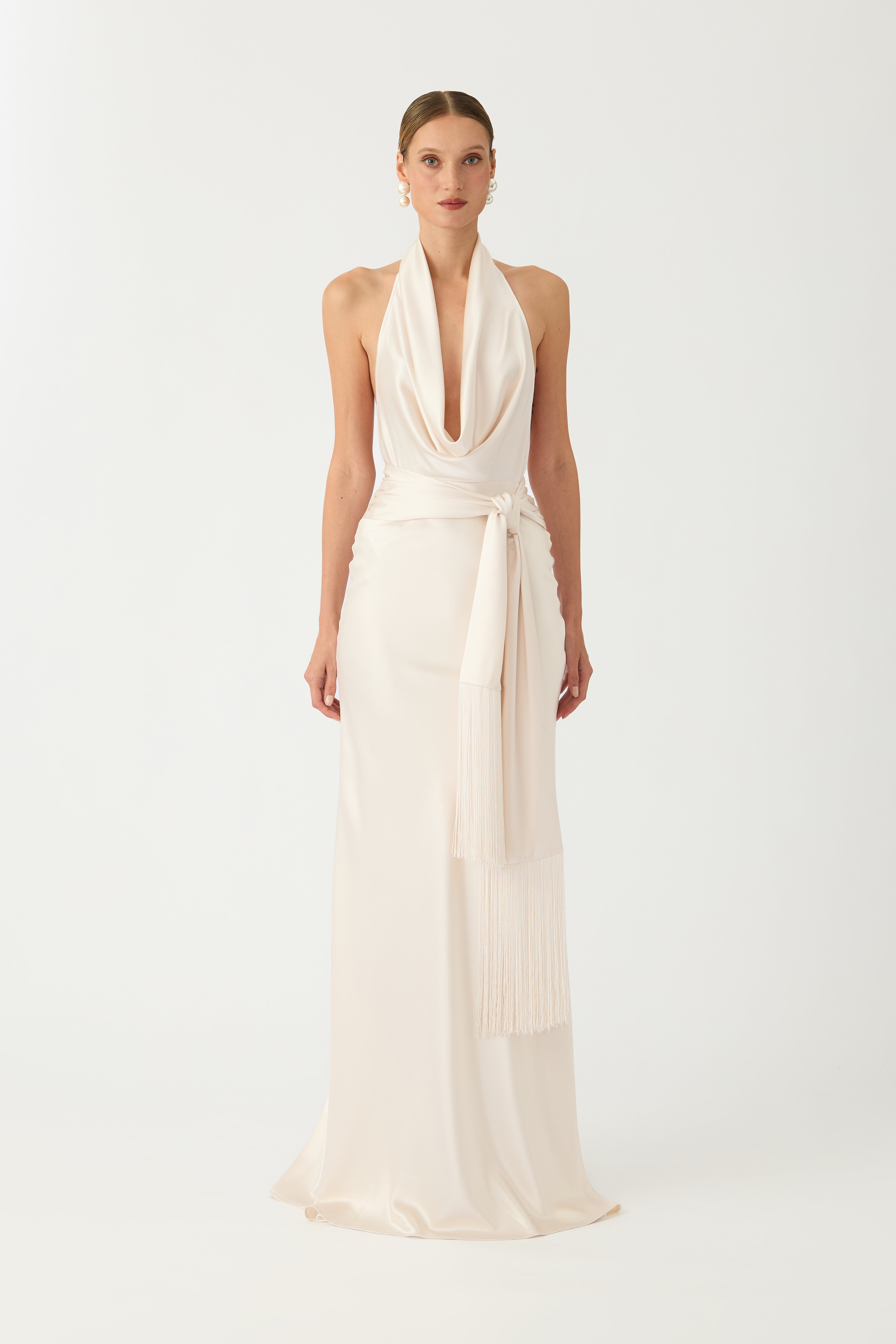 Sabina Satin Gown