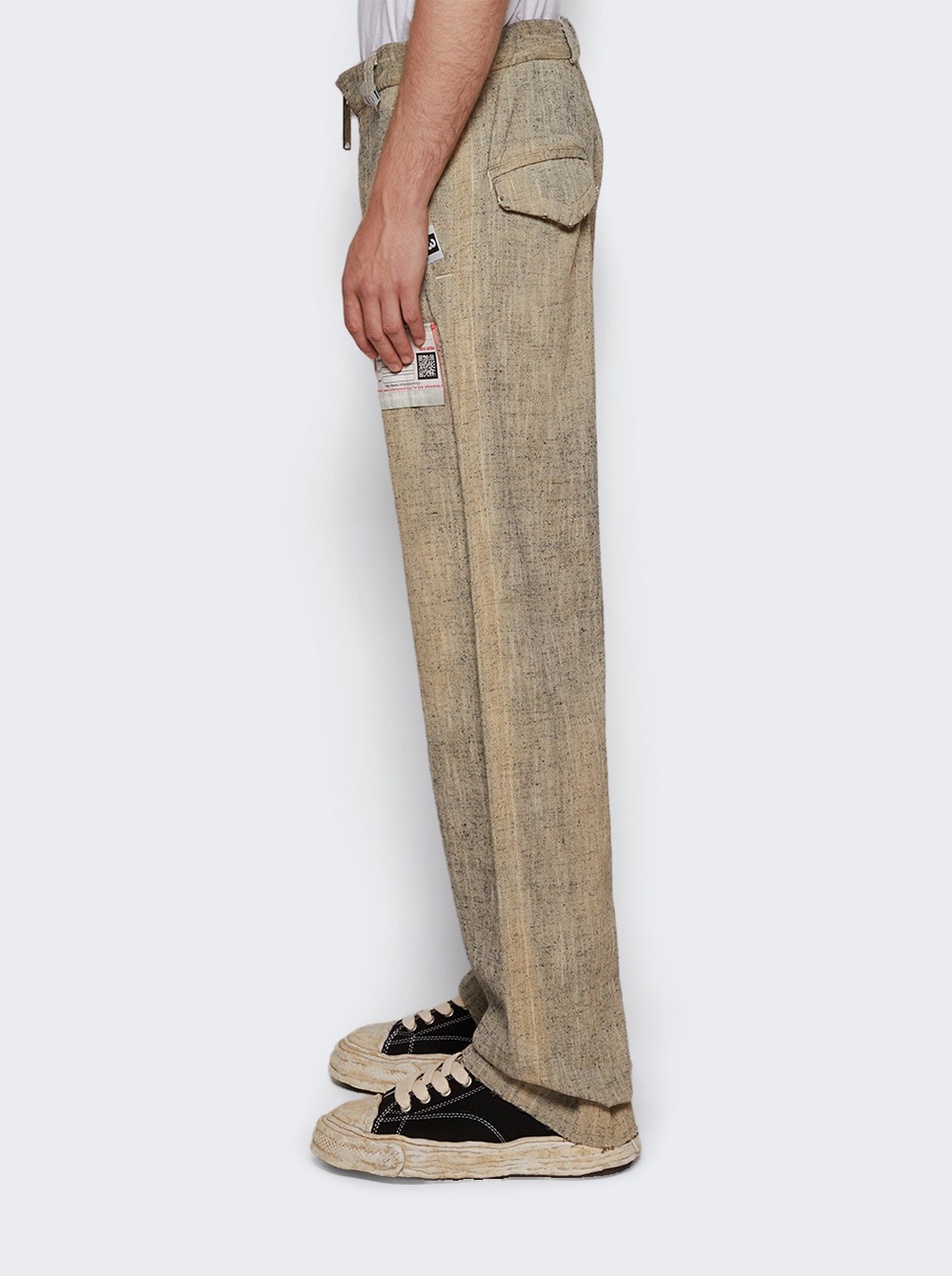 Slub Nep trousers - Neutrals
