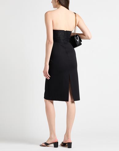 Woman Mini dress Black Size 6 Viscose, Polyamide, Elastane