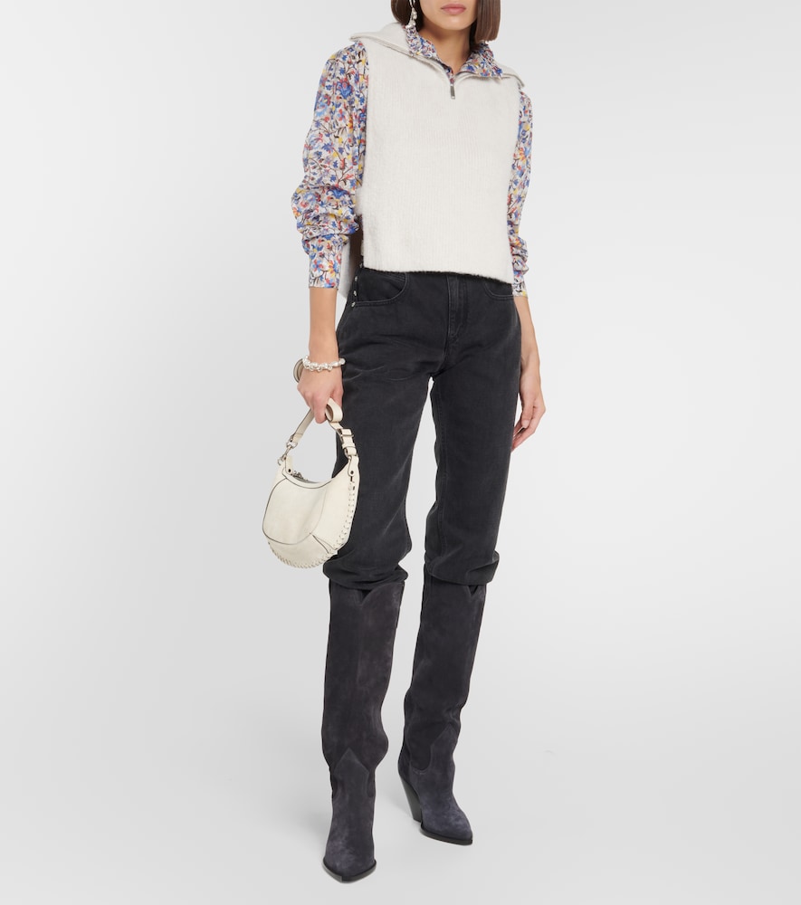 Milie high-neck sweater vest