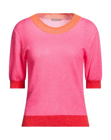 Woman Sweater Fuchsia Size L Nylon, Wool, Alpaca wool