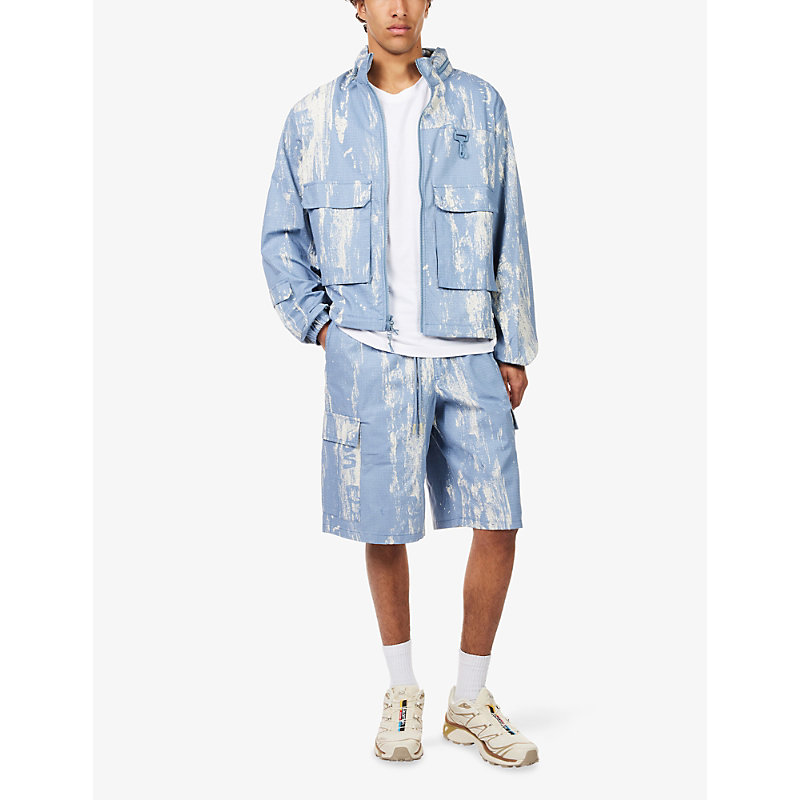 Mens Sierra Hooded Cotton-Ripstop Jacket