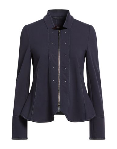 Woman Jacket Midnight blue Size 8 Rayon, Nylon, Elastane