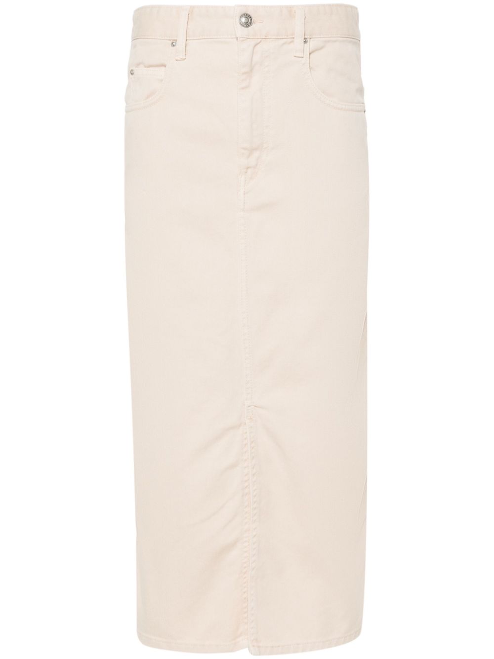 Tilauria denim midi skirt - Neutrals