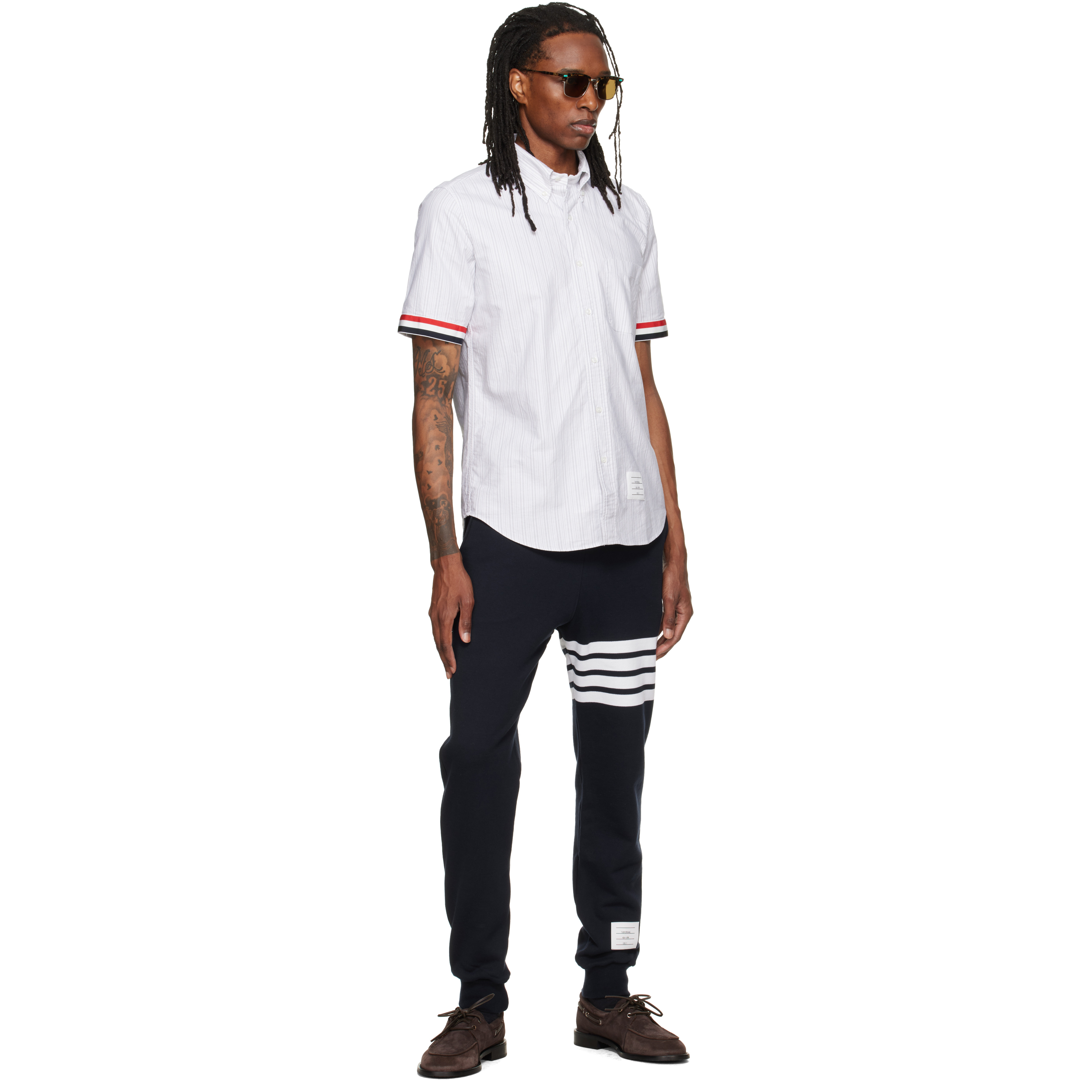 Gray Straight Fit Button Down Short Sleeve Shirt