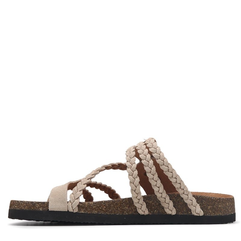 Women's Hayleigh Footbed Sandals (Taupe Suede)