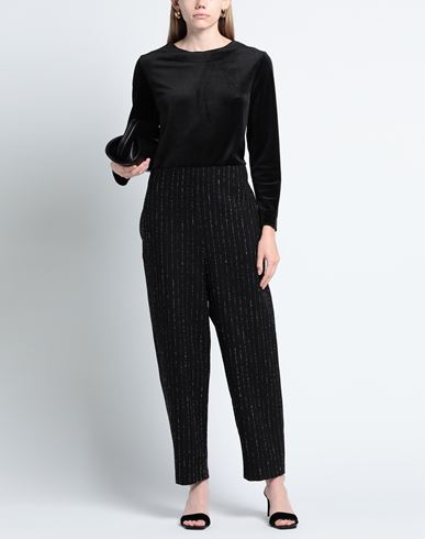 Woman Jumpsuit Black Size 6 Polyester, Elastane, Cotton, Wool, Acrylic
