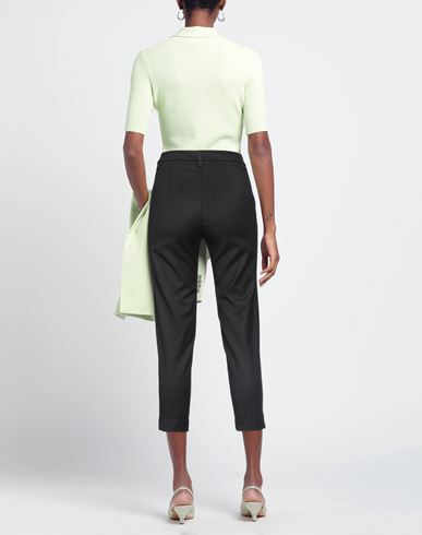 Virna Drò Woman Pants Black Size 4 Polyester, Viscose, Elastane
