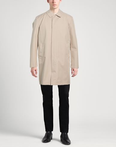 Man Overcoat & Trench Coat Beige Size L Polyester