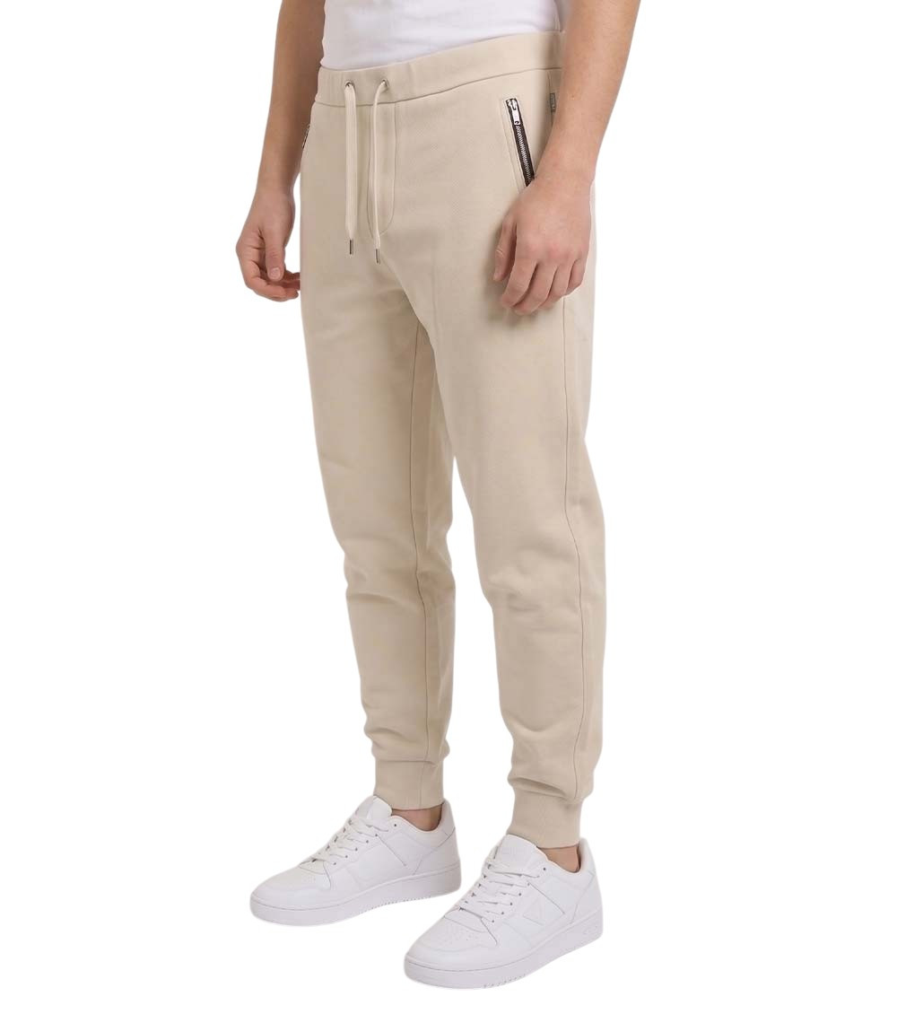 Beige Regular Joggers Pants