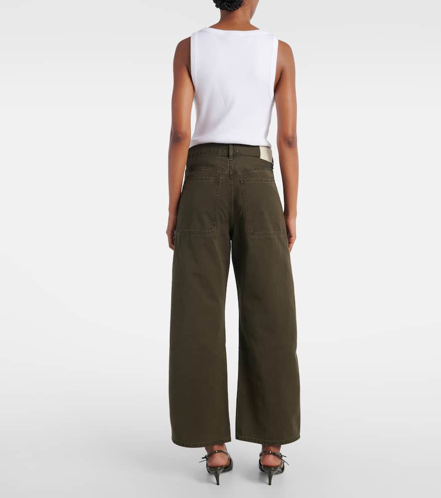 Ayla Cargo high-rise wide-leg jeans