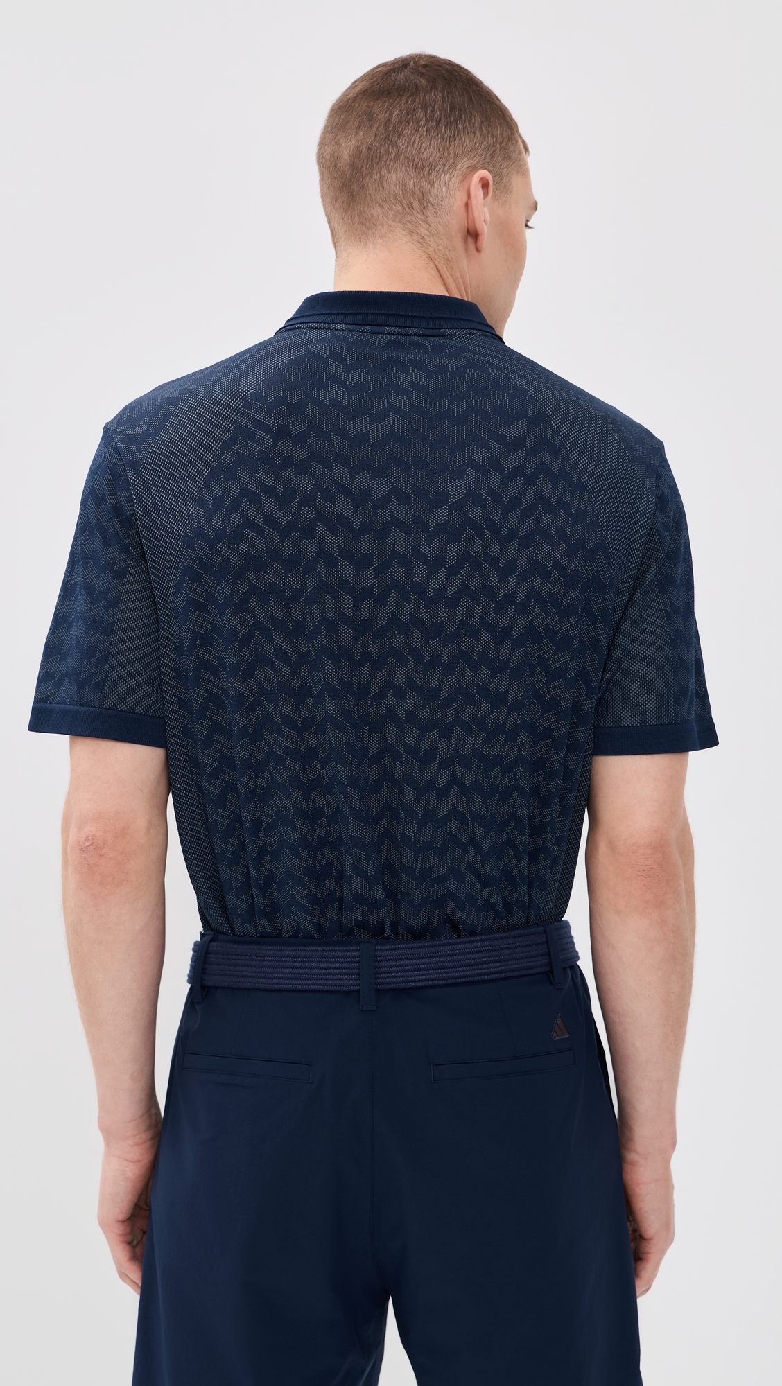 Ultimate365 Tour Seamless Polo Shirt Collegiate Navy/Wonder Sage