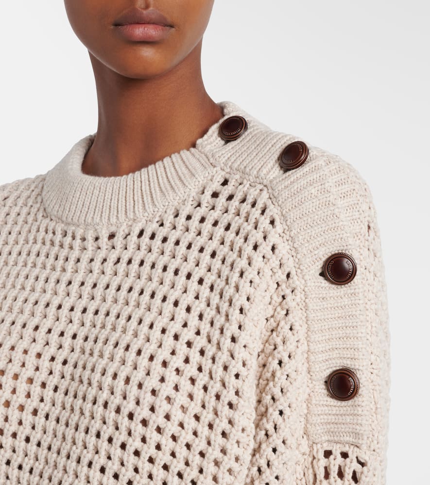 Cotton-blend sweater