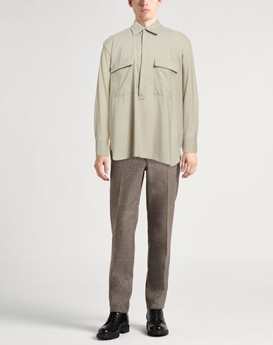 Man Shirt Sand Size 16 ½ Virgin Wool