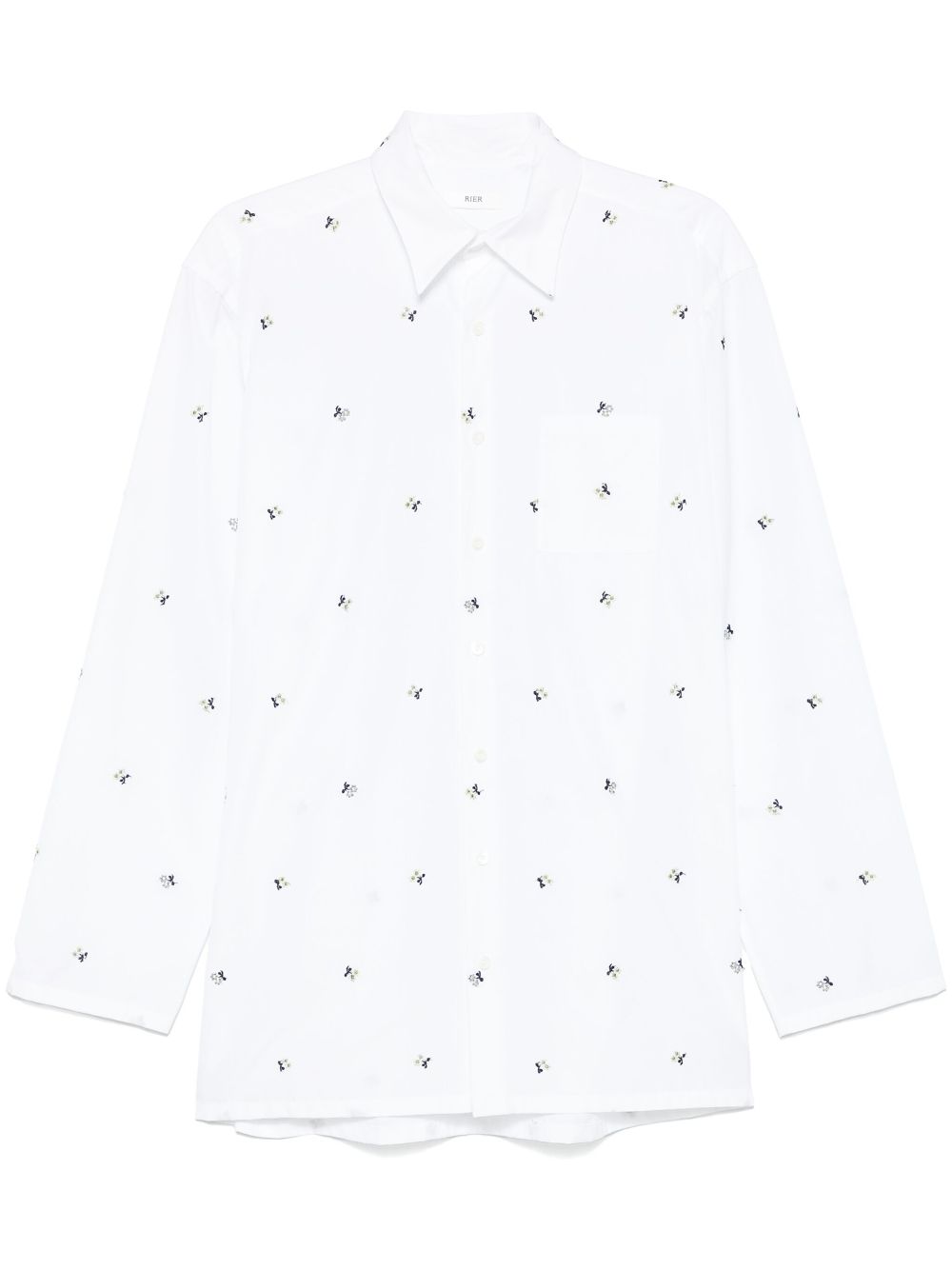 Poplin cotton shirt - White