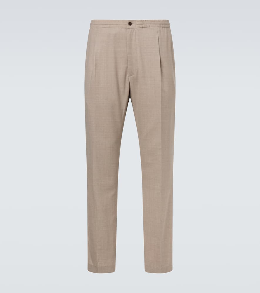Wool chinos