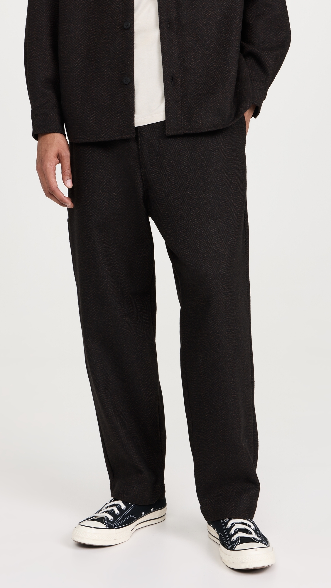 Truman Pants Chocolate/Black