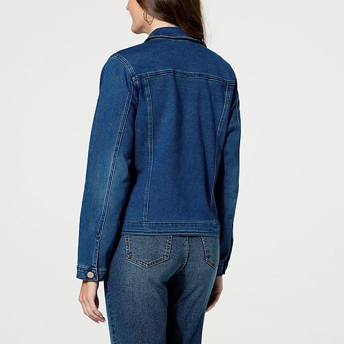 Virtual Stretch Denim Jacket - Blue