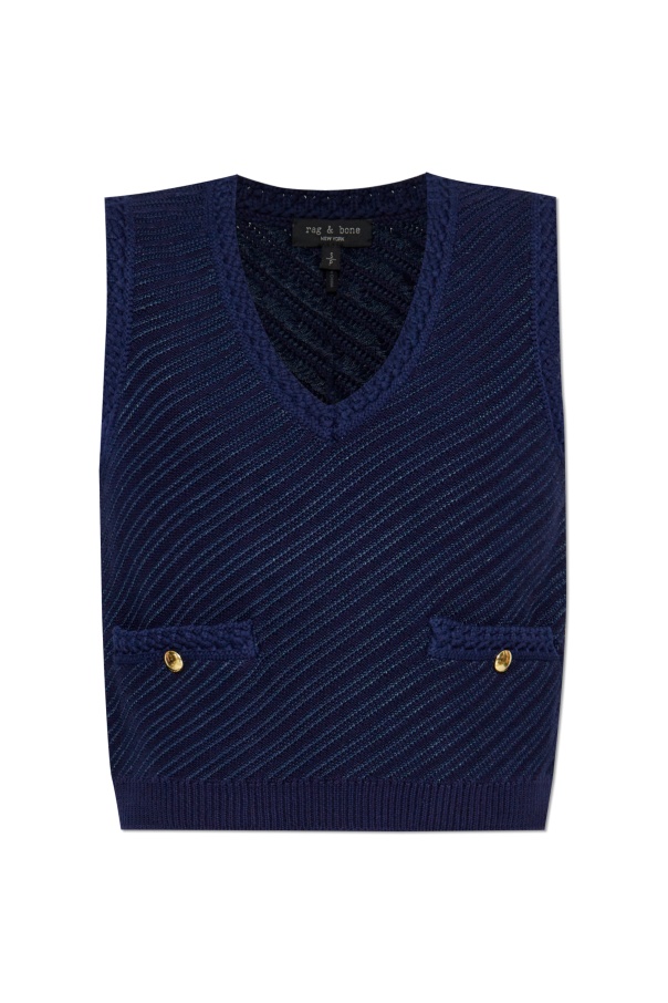 Knitted vest