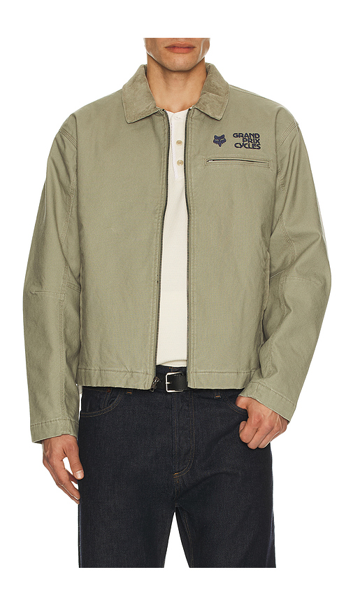 Fox Racing Circa 74 Work Jacket in Brown. L. Also in M, S, XL/1X