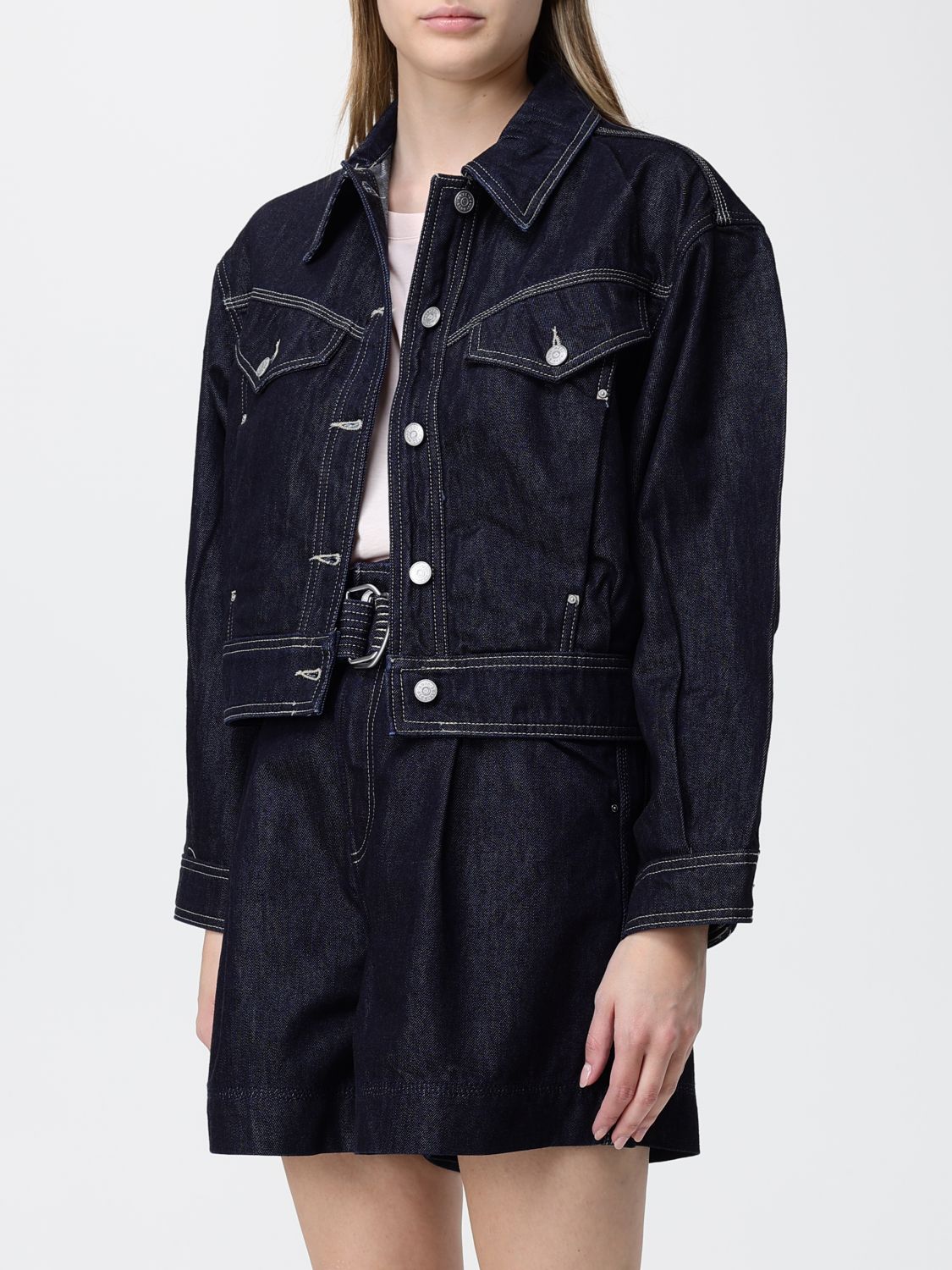 Jacket Woman color Blue
