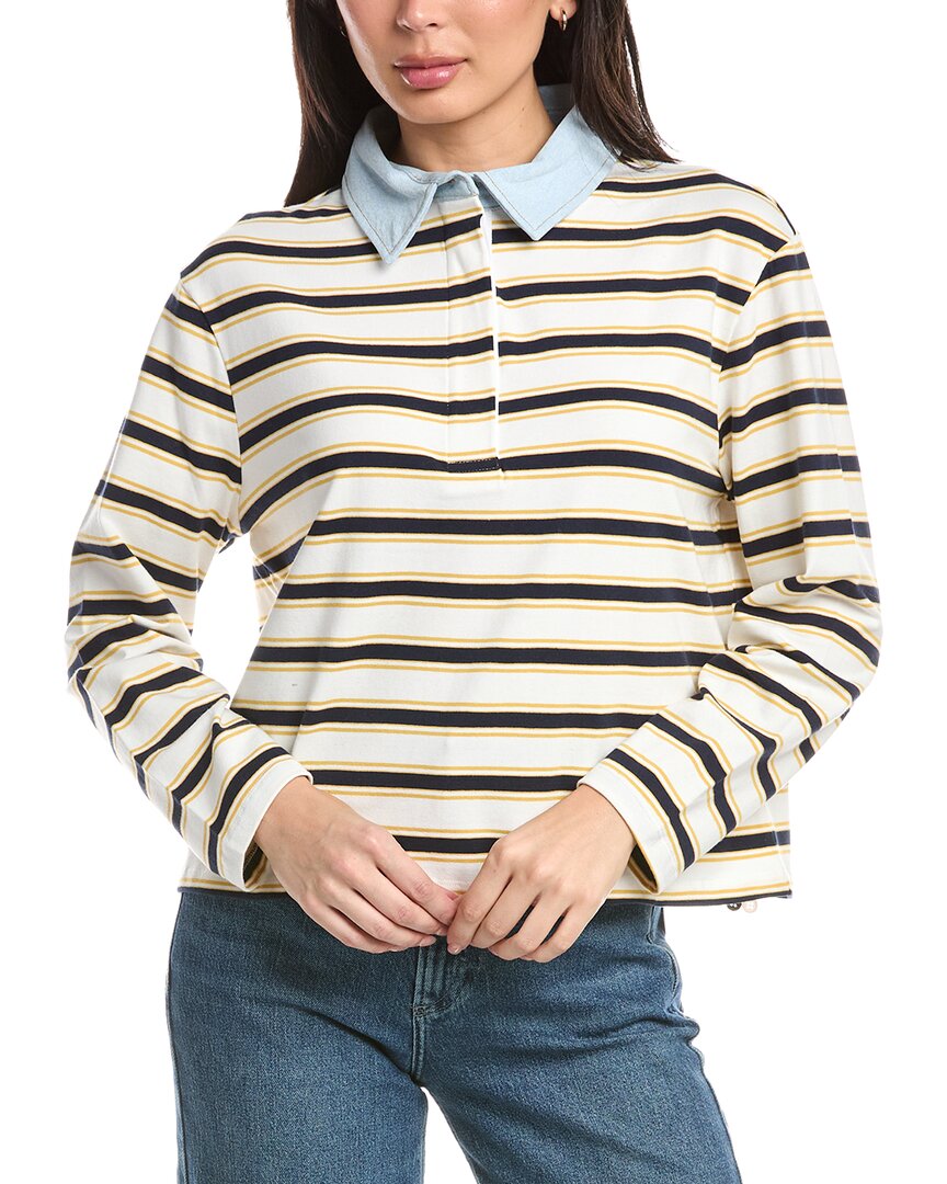 Nadine Denim Polo Shirt