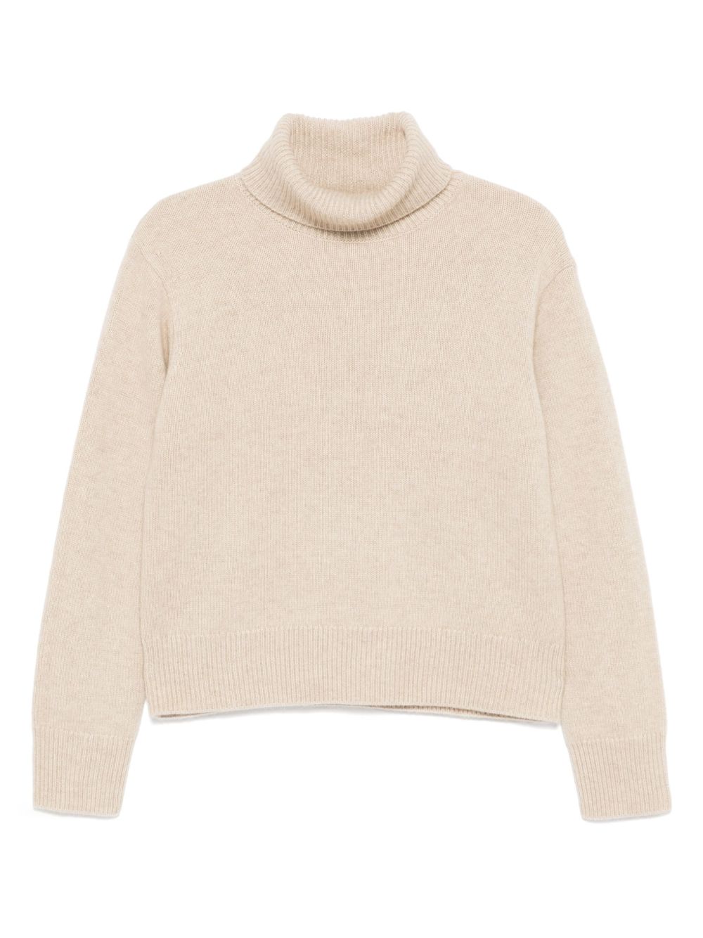 Clean turtleneck jumper - Neutrals