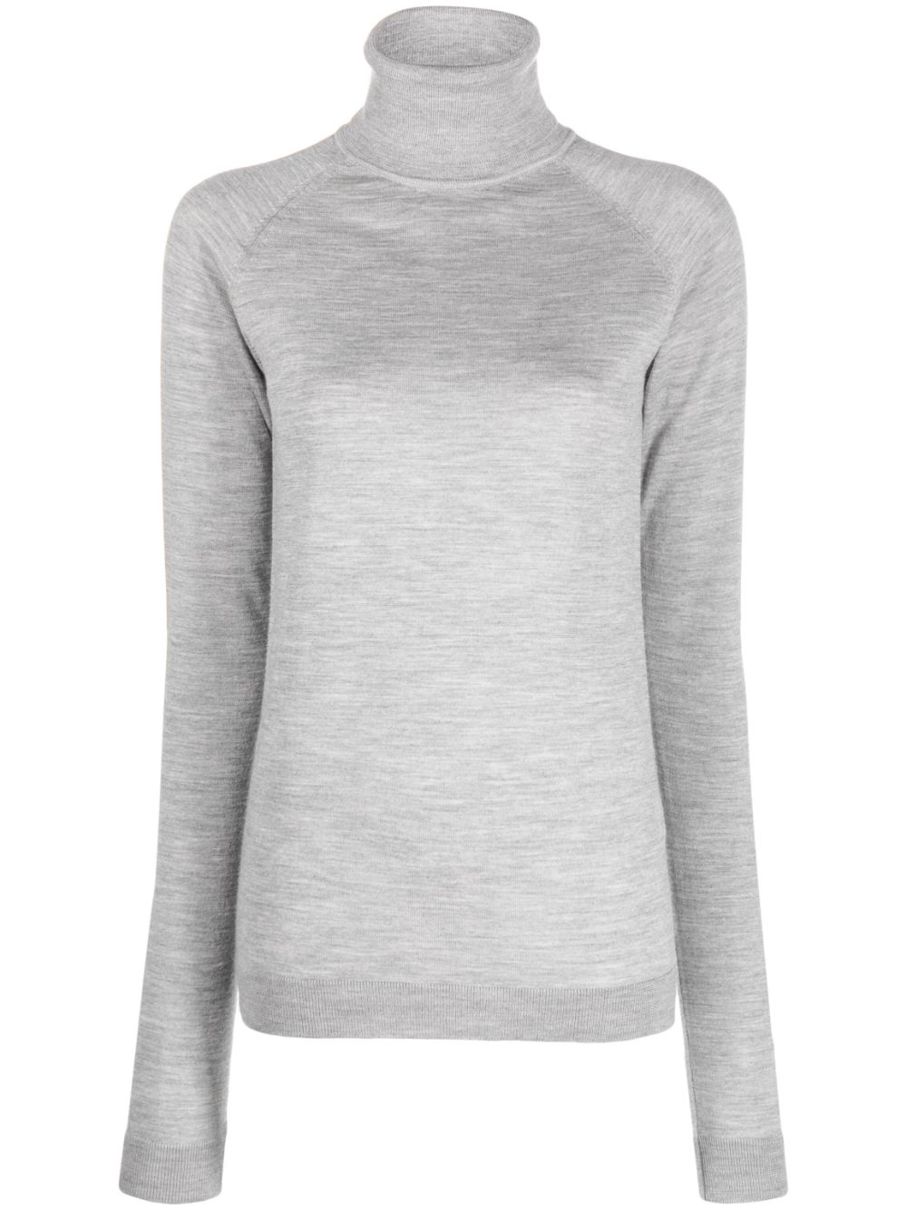 - Wool And Cashmere Blend High Neck Sweater