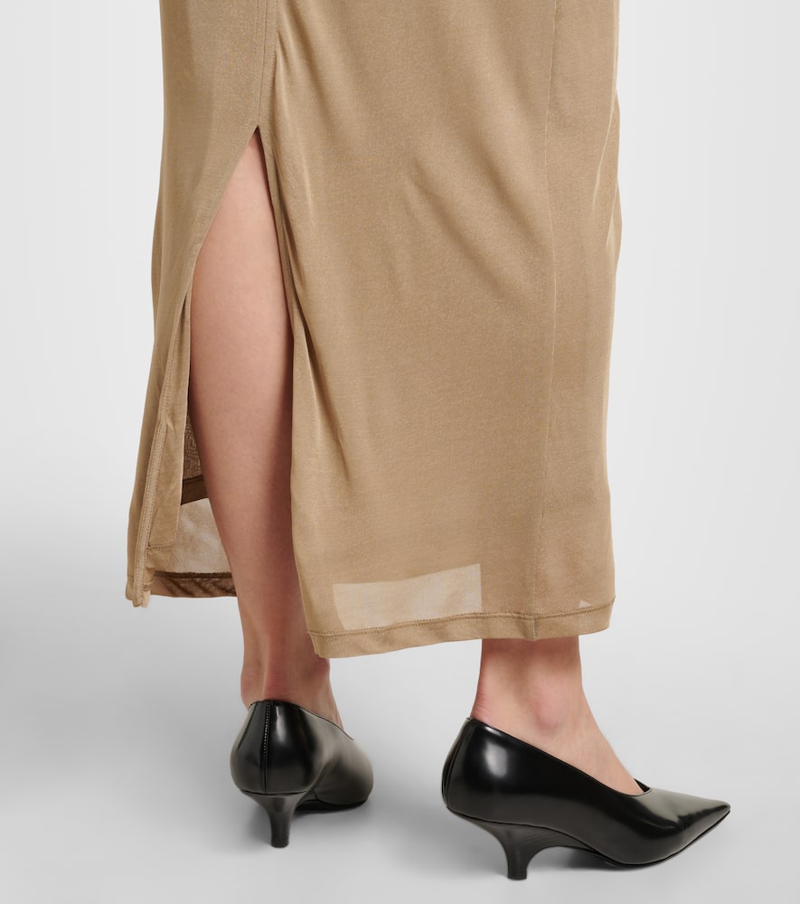 Toteme Draped jersey maxi dress