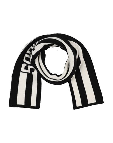 Kid Boy Scarf Black Size 12 Wool, Acrylic