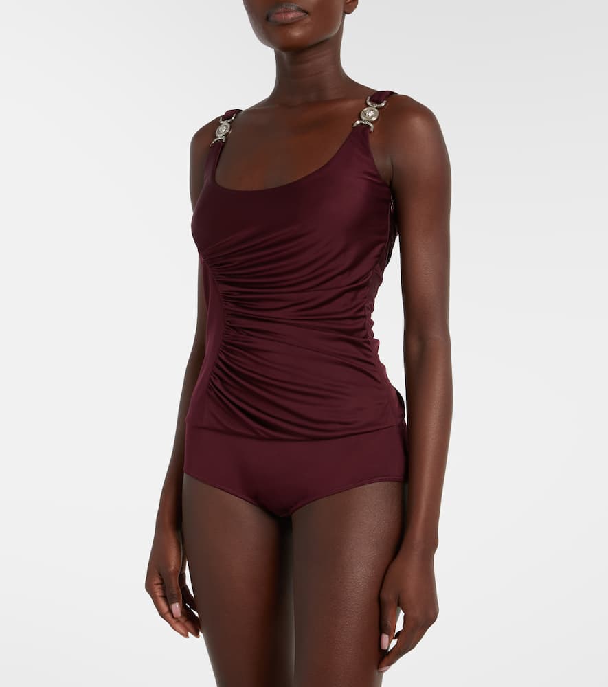 Medusa ruched jersey bodysuit