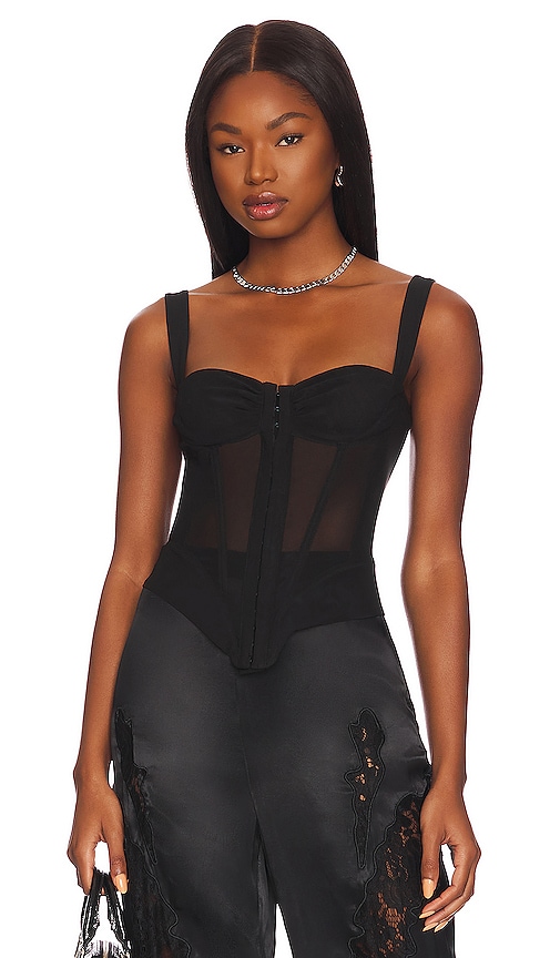 Miaou Deville Top in Black. -  XL/1X also in
