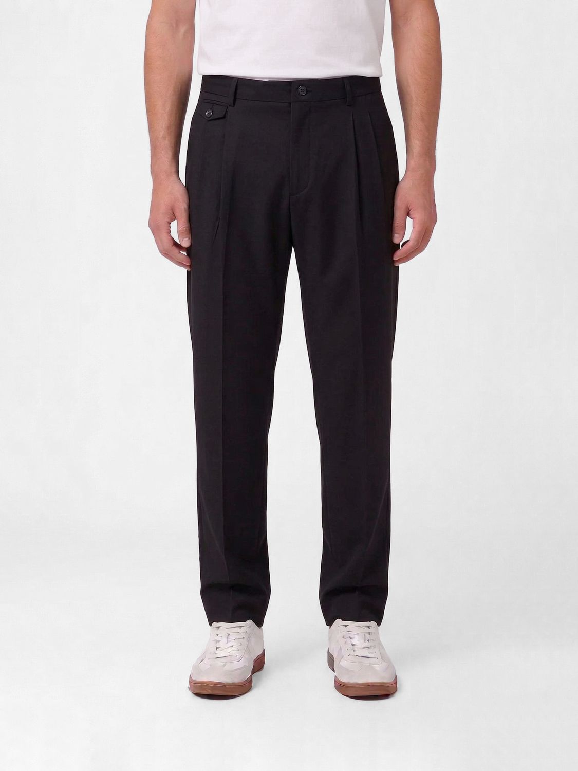 Pants Men color Black