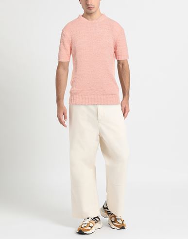 Man Sweater Pink Size 40 Cotton, Polyamide