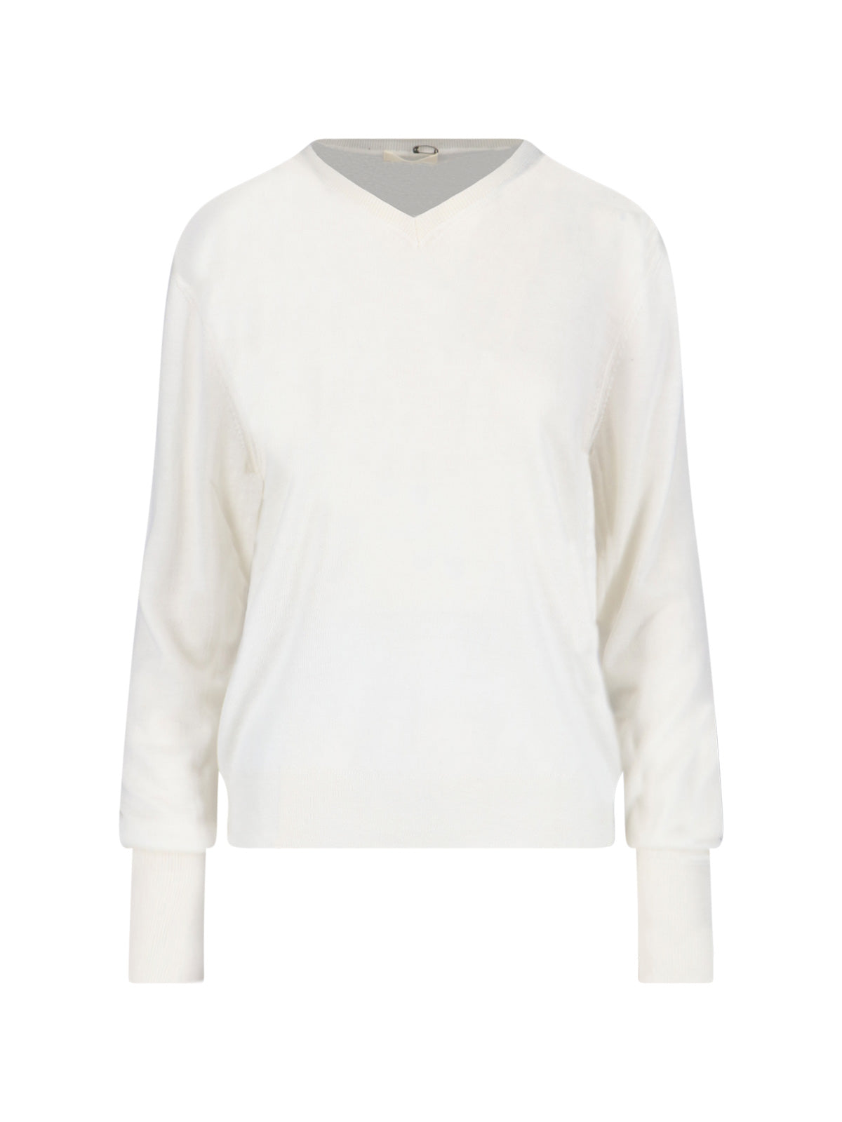 Soft Natural Wool & Silk Cashmere Sweater