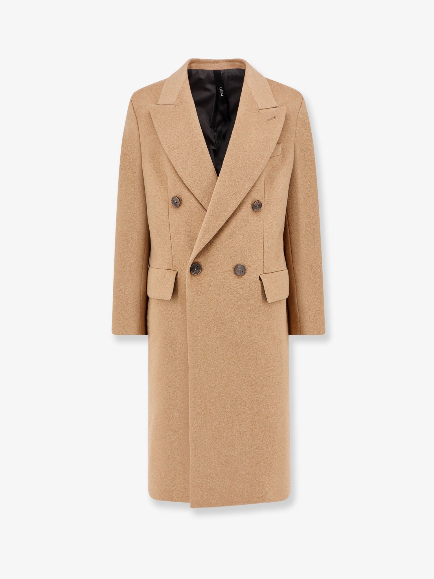 100% Cashmere Coat — Beige