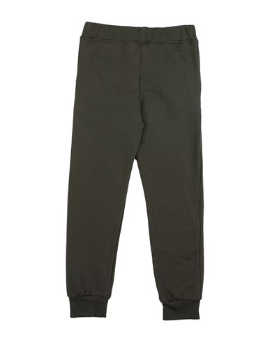 Kid Boy Pants Dark green Size 12 Cotton