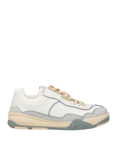 Man Sneakers Ivory Size 10 Calfskin