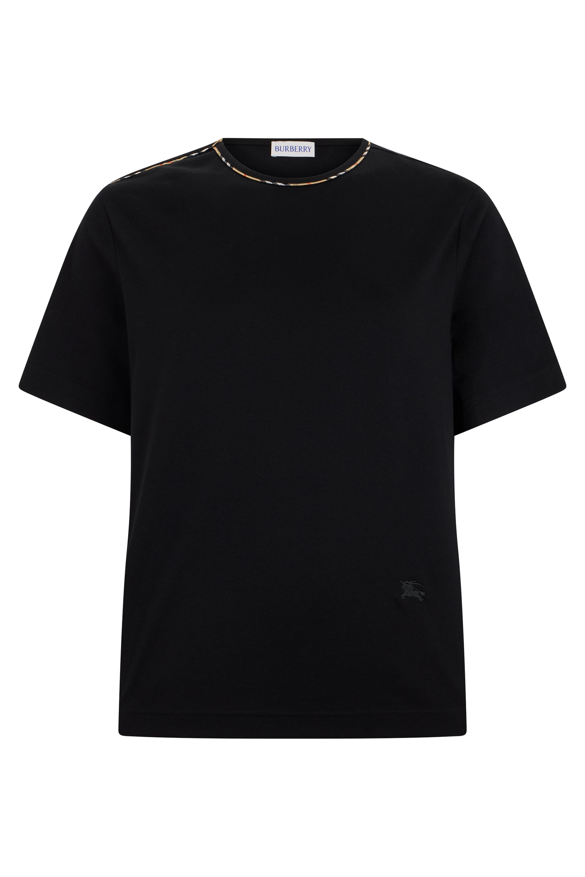 Short-Sleeve Cotton T-Shirt — Black