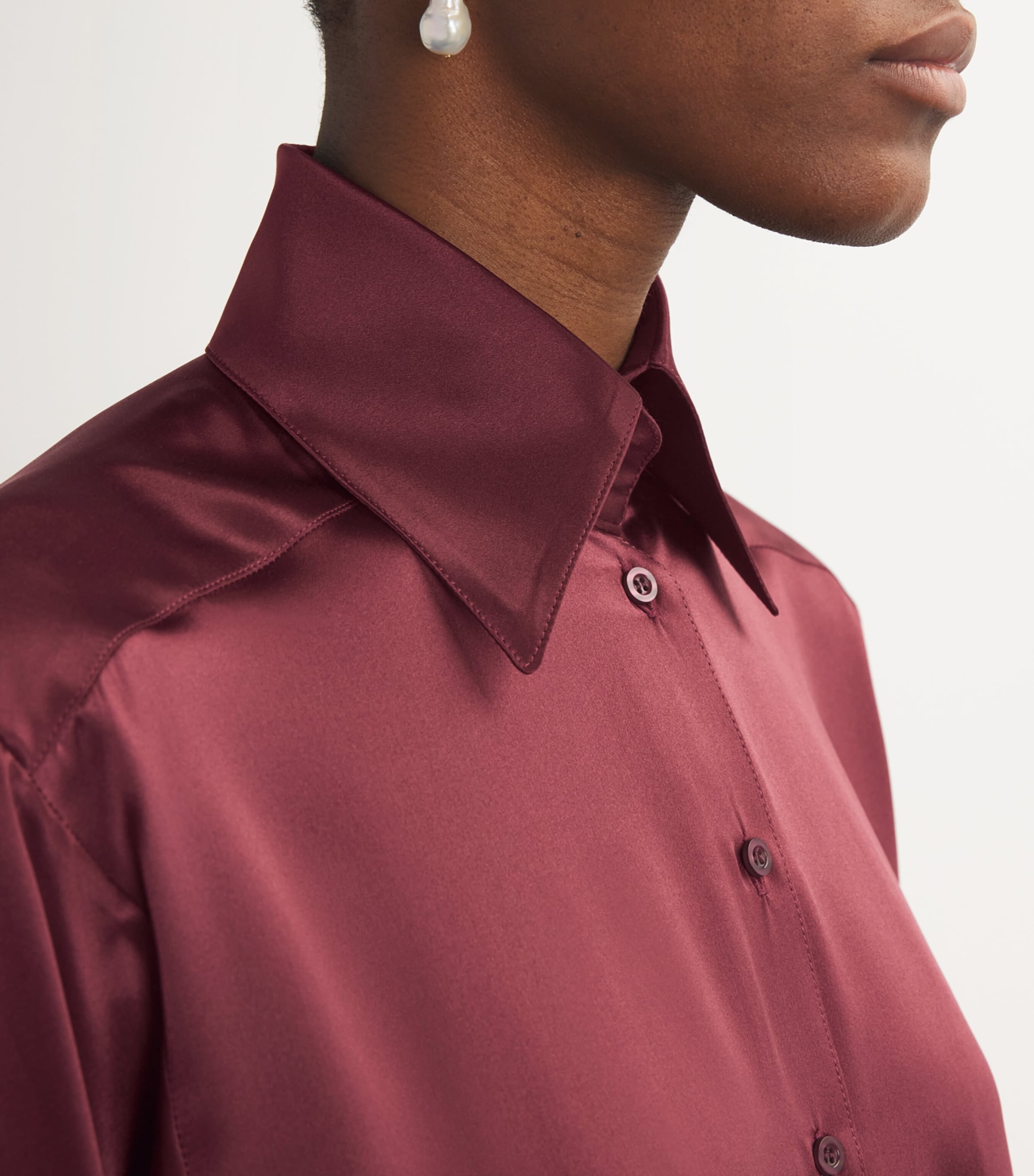Silk Oversized Shirt