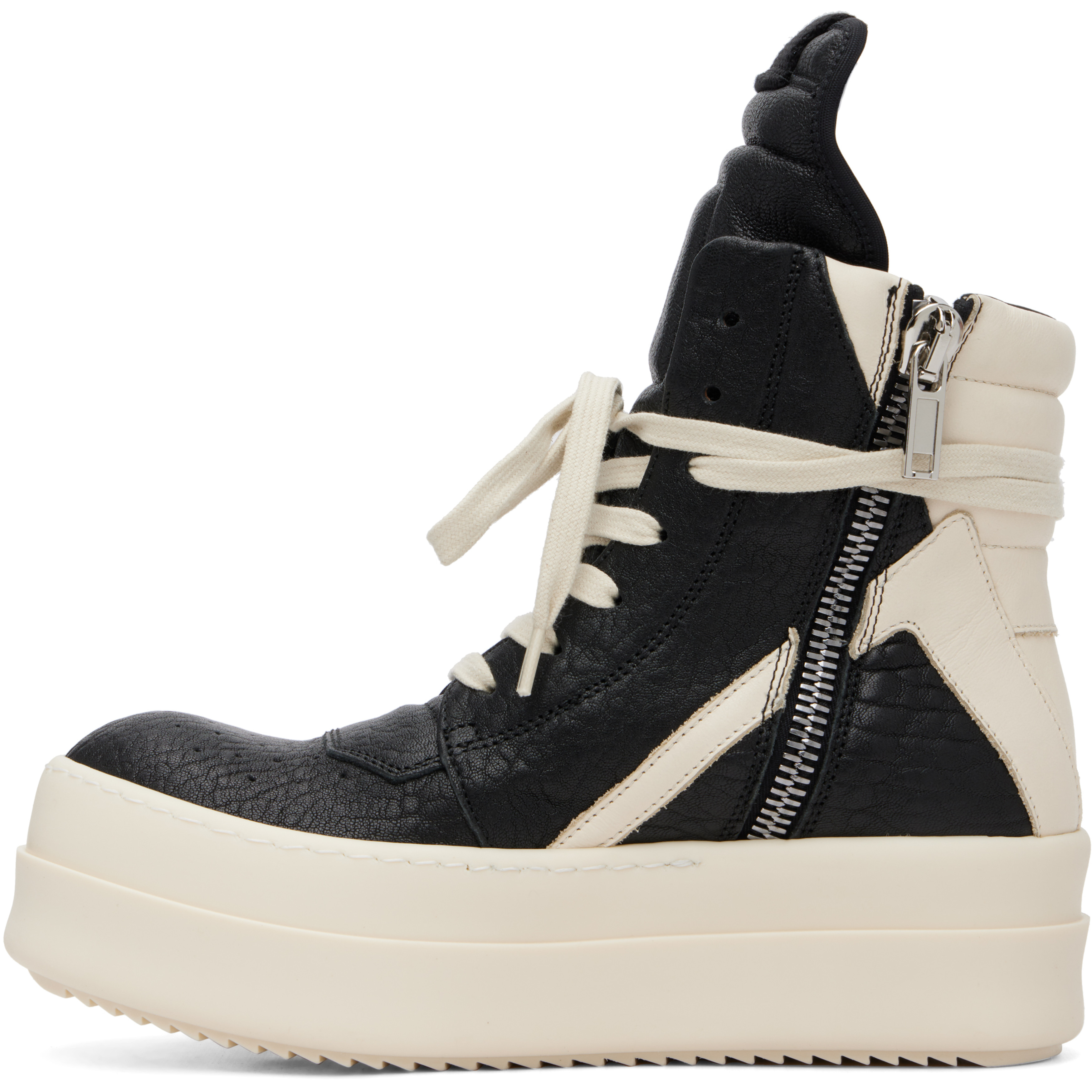 Black & Off-White Temple Mega Bumper Geobasket Sneakers