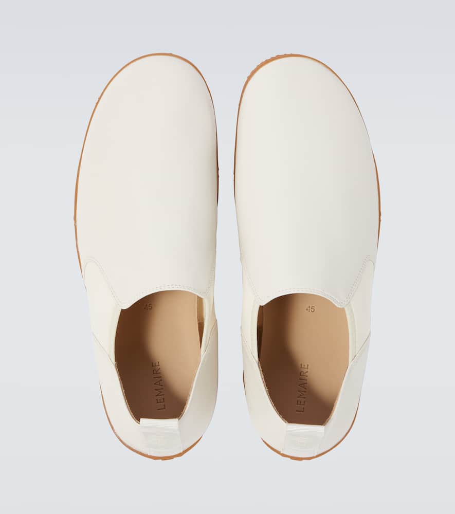 Vibram Glove leather slip-on shoes