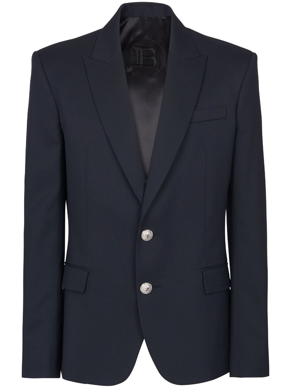 Single-breasted wool blazer - 6UB