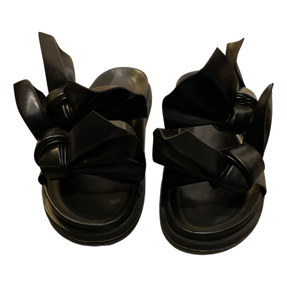 Sandals Leather for Female 38 EU