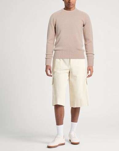 Man Sweater Sand Size 36 Merino Wool