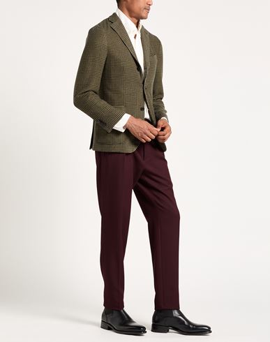 Man Blazer Military green Size 38 Virgin Wool, Cashmere