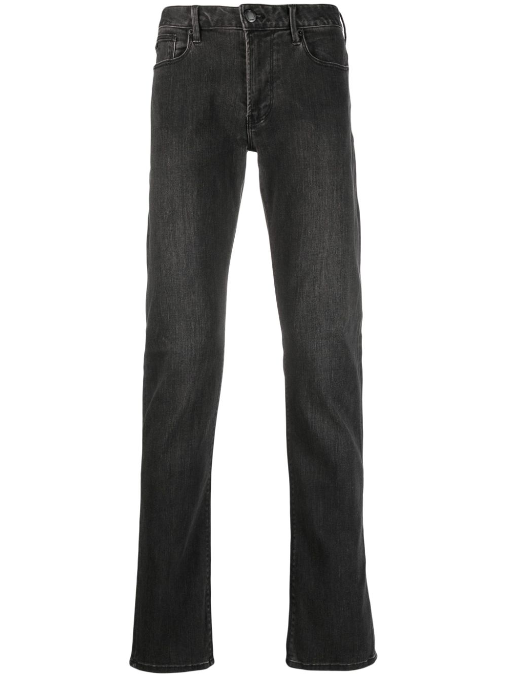 Mid-rise skinny jeans - Black