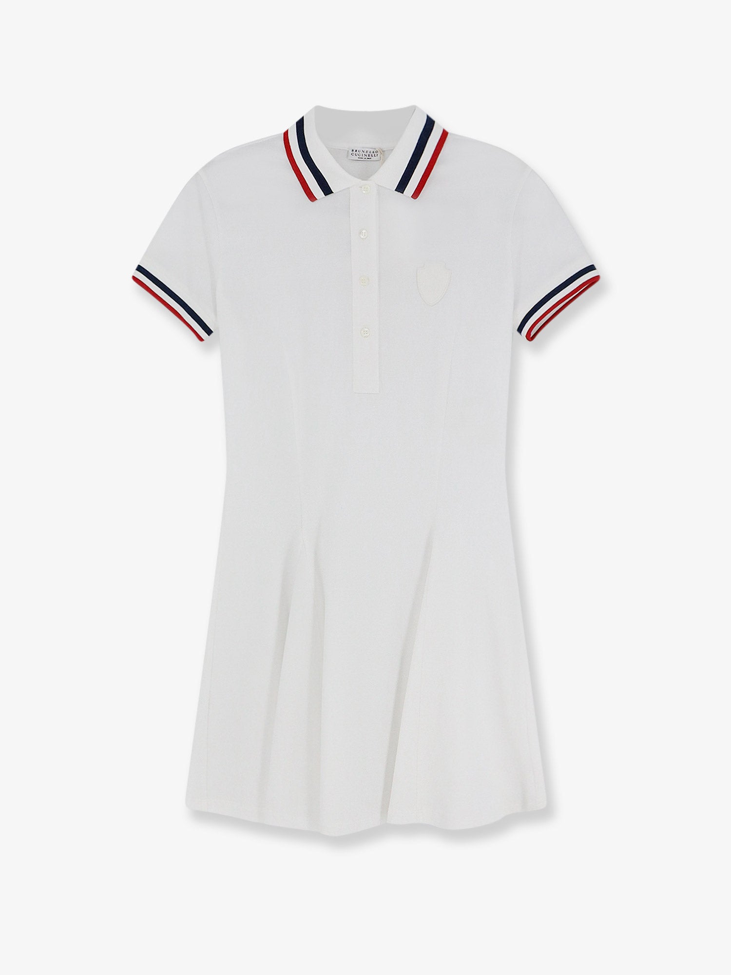 Vestito Mini in piquet di cotone stretch - gender_Woman