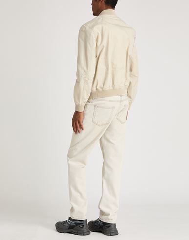 Man Jacket Beige Size 38 Cotton