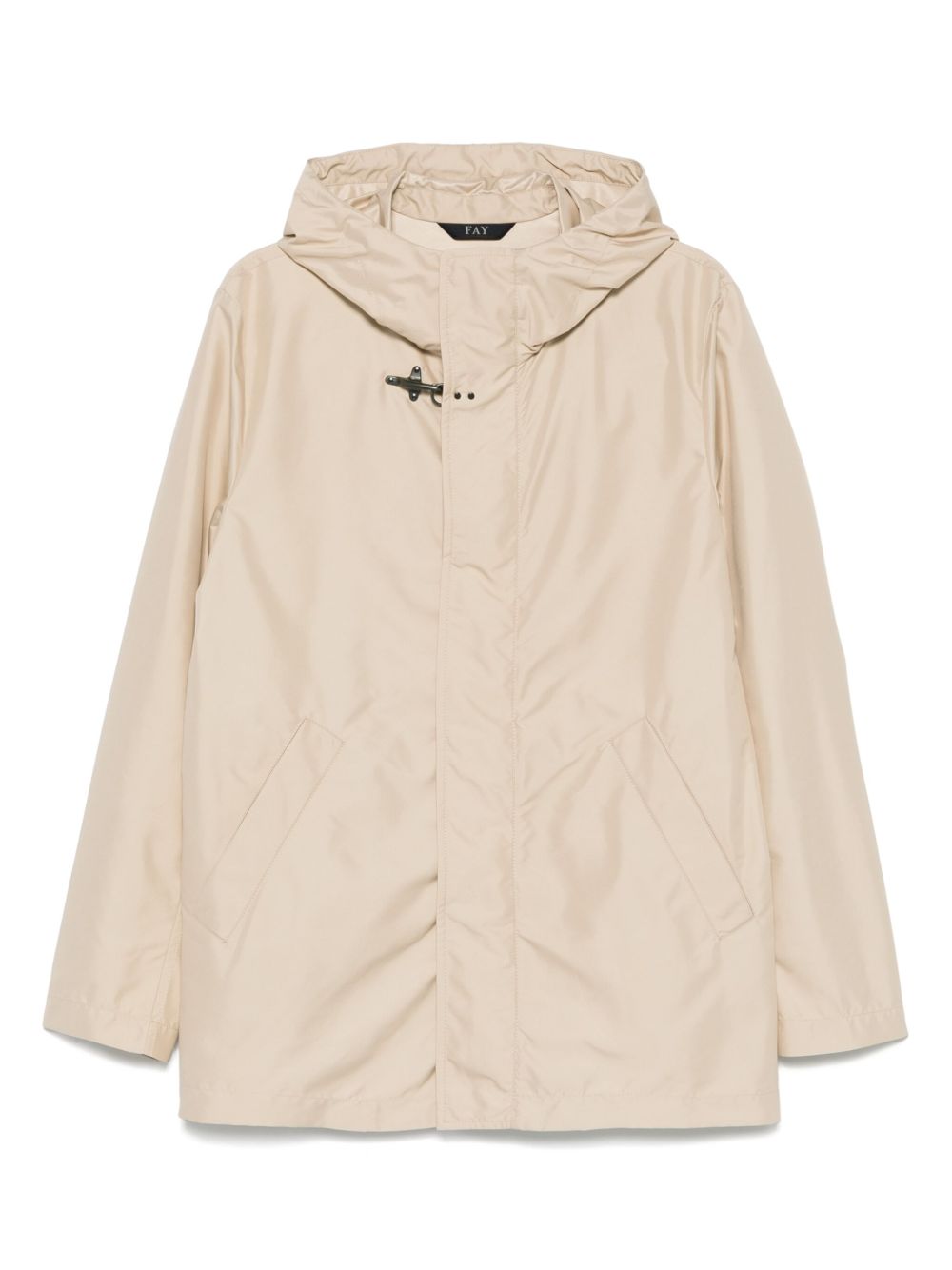 Fay hooded parka - Neutrals